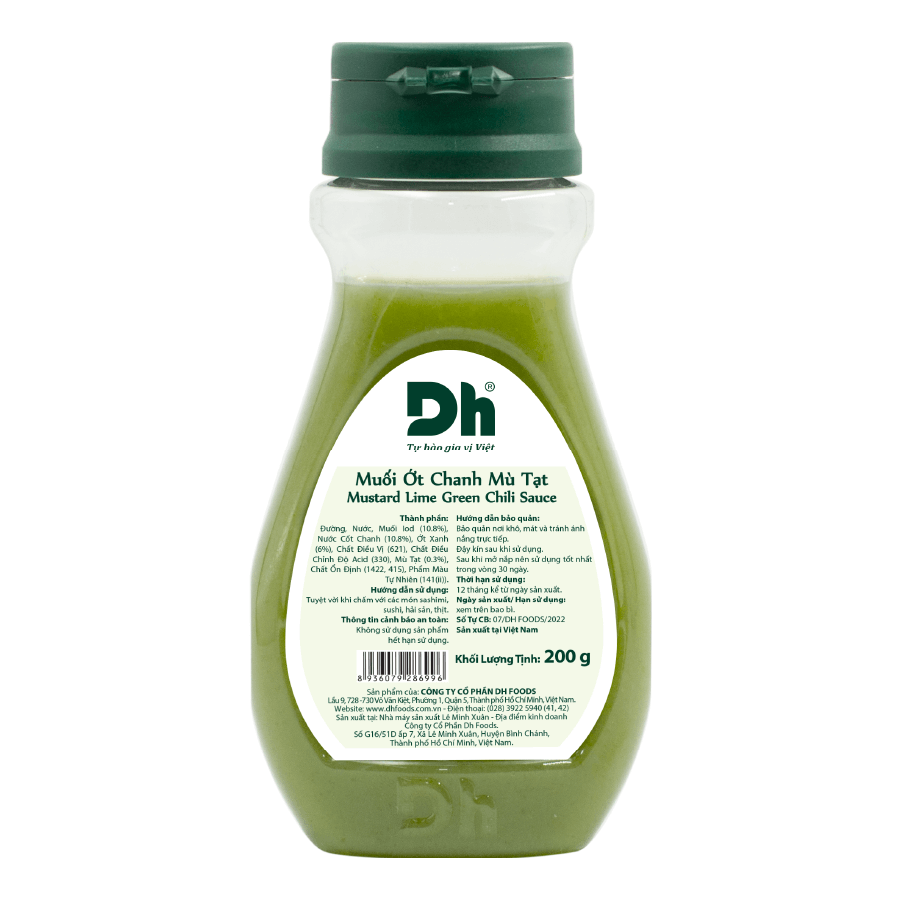 Muối ớt chanh Mù Tạt DH Foods 200g