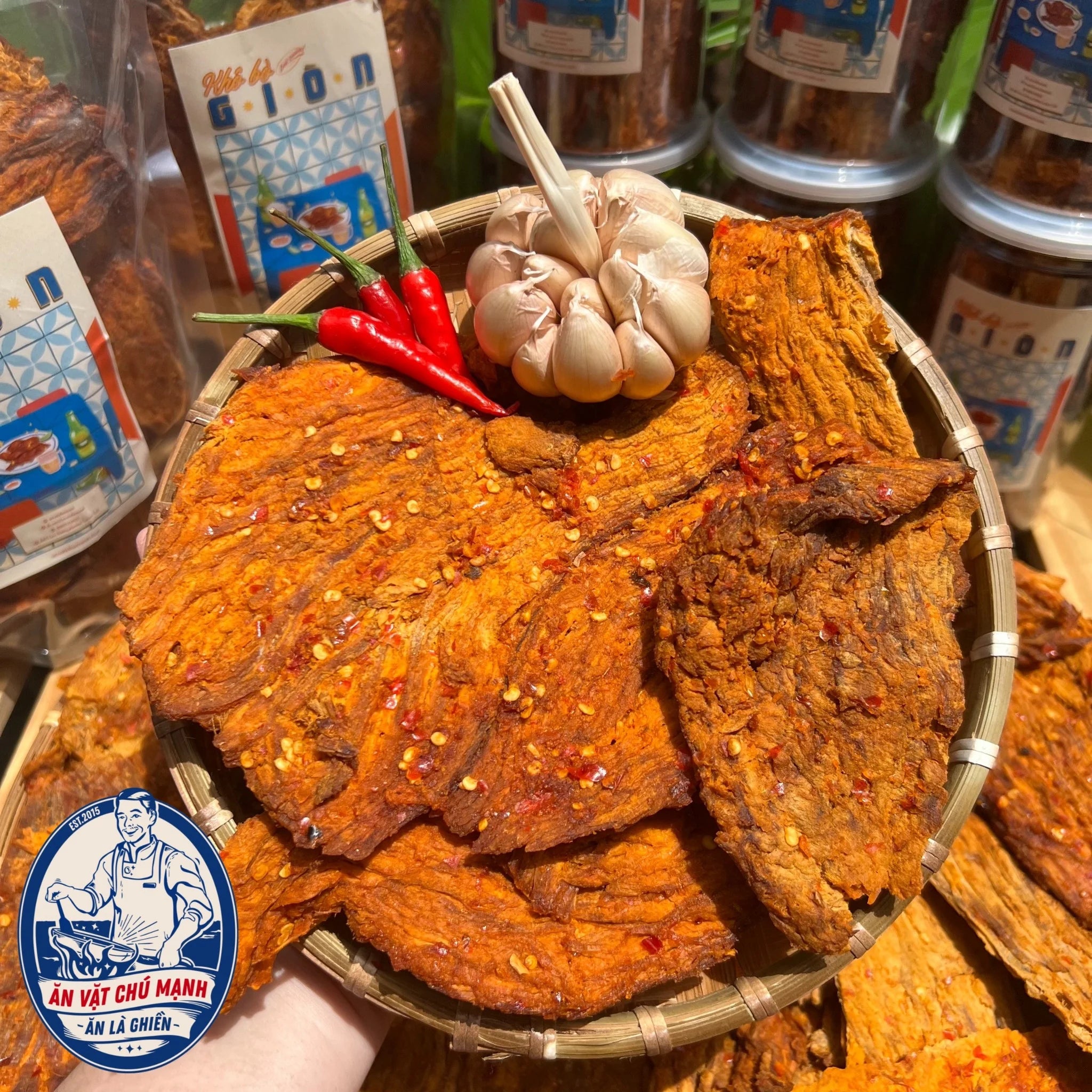 Khô bò miếng gói 250g - Thơm ngon, hấp dẫn