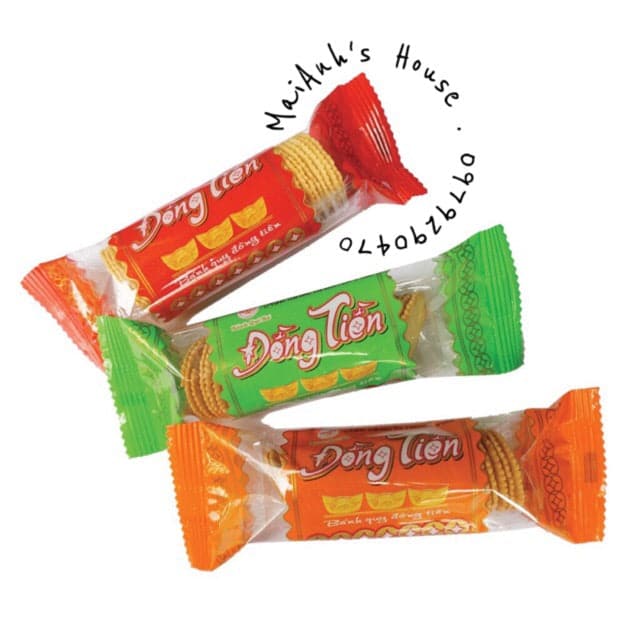 Bánh quy đồng tiền 15g - Ăn vặt trở về tuổi thơ