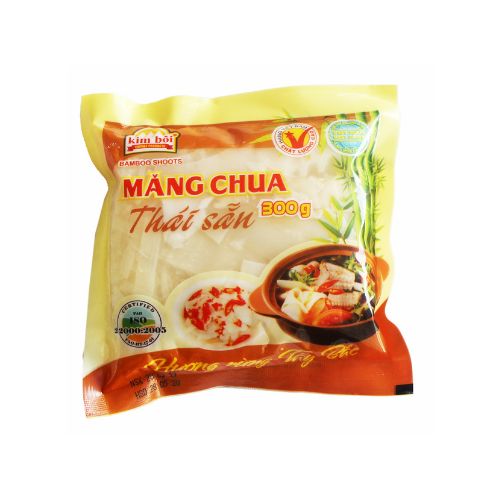 Măng chua thái sẵn kim bôi 300g