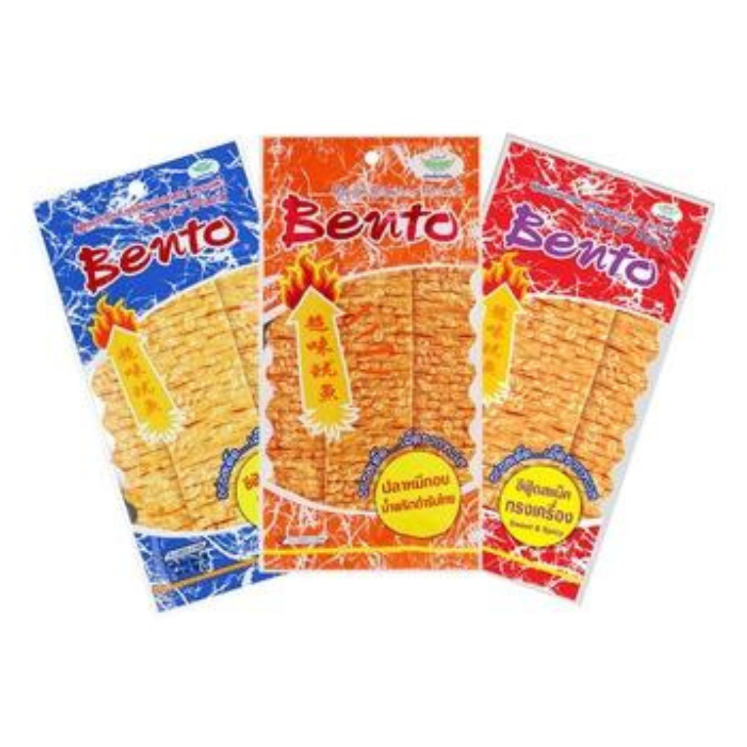 Snack mực tẩm gia vị cay ngọt Bento 4g